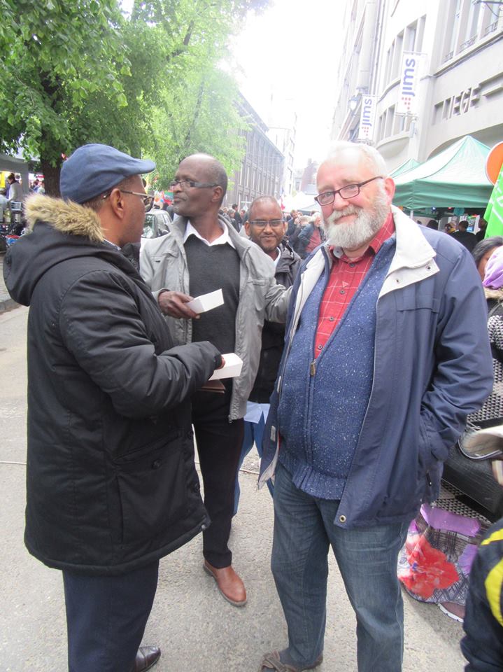 1er mai 2018 à Liège au stand de LîDjibouti