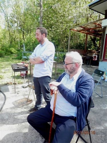 Mai 2014 avec Yoann à Seraing (communuon d'Erwann)