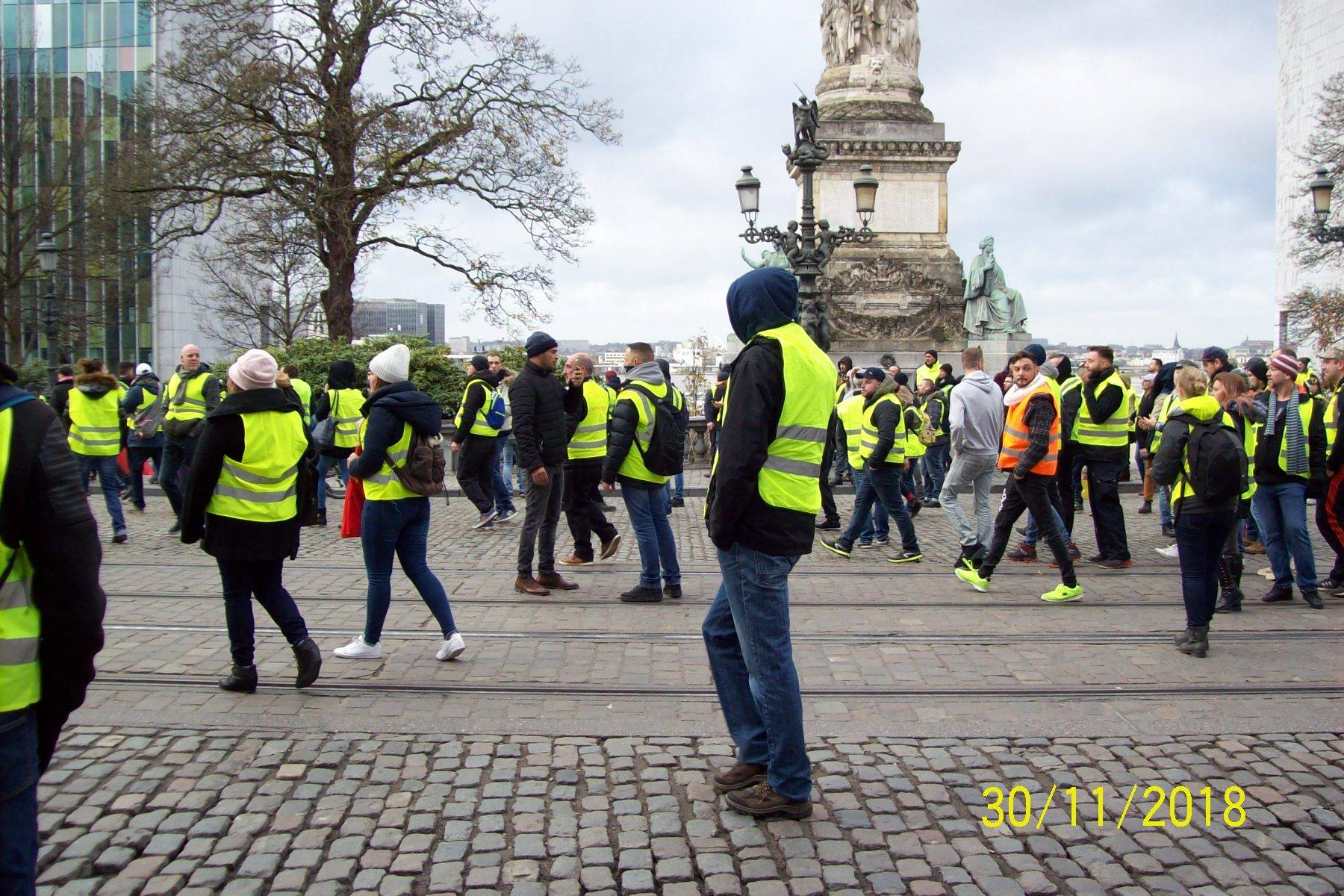 Colonne du Congrès BXL Photo Annick Letecheur