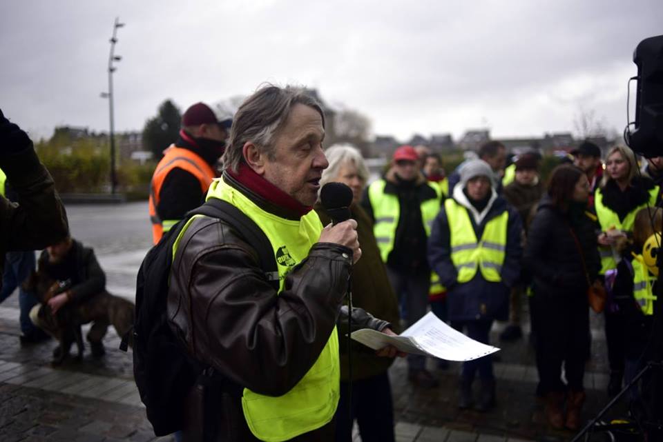 Thierry Muller (Riposte) à une AG des GJ de Liège