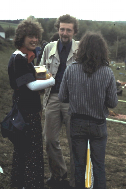 Avec Brigitte à Ergste en juin 1977