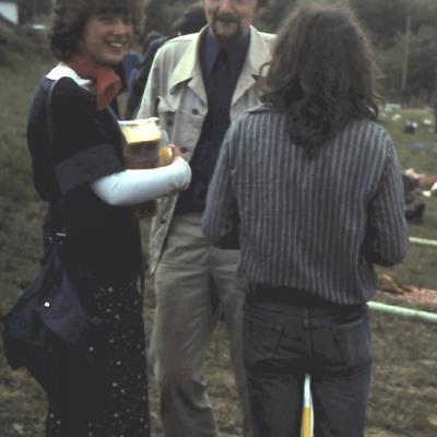 Avec Brigitte à Ergste en juin 1977