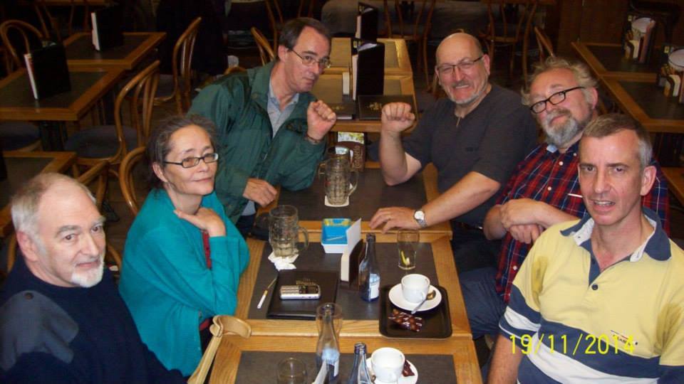 Photo de famille à BXL après une manif