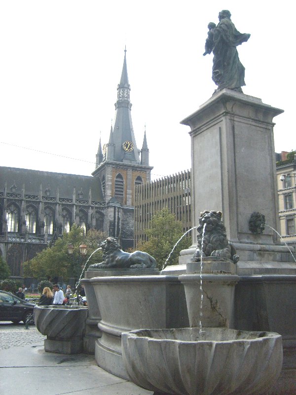 Cathédrale de Liège vue de Vinâve d'Ile