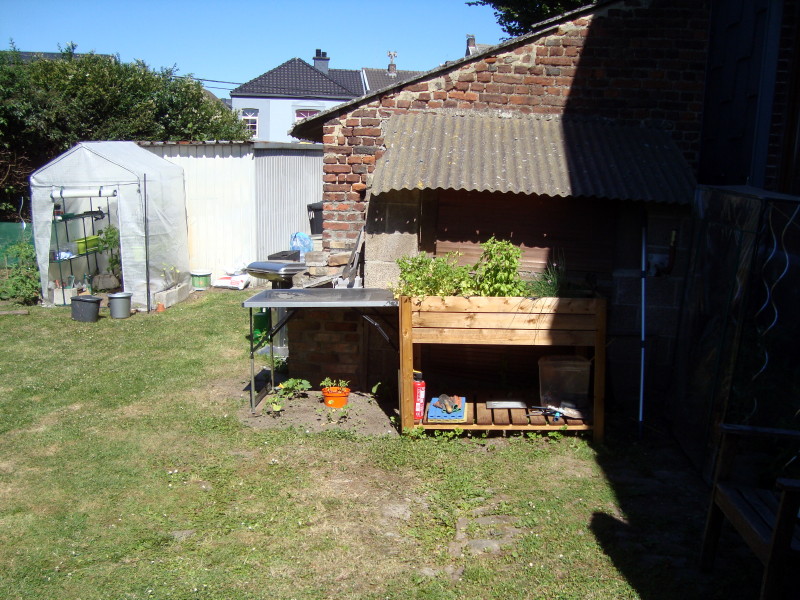 2 juillet 2018 vue d'en dessous de la tonnelle