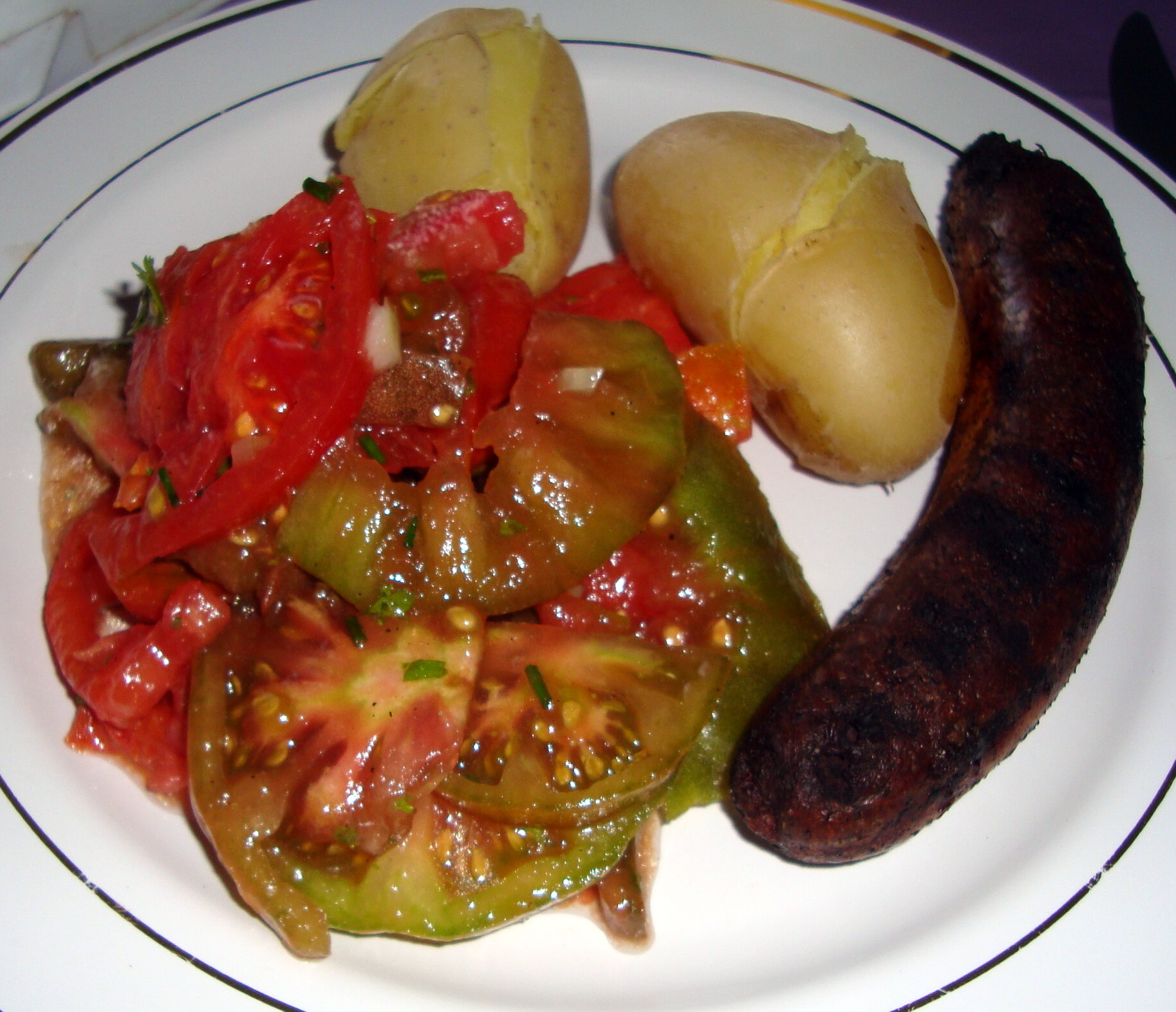 Salade de tomates du jardin 30 Sept 2018