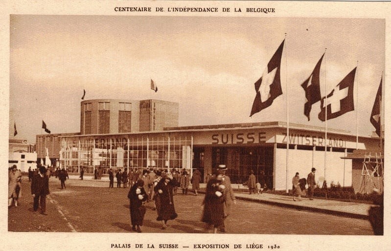 Expo liege 1930 pavillon suisse