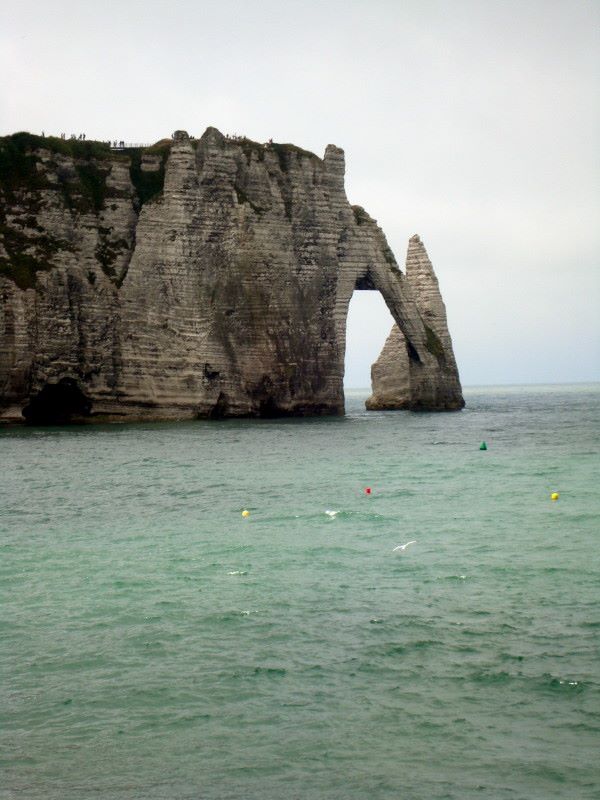 falaise de gauche à Etretat 28 juillet 2016