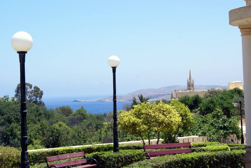 Gozo vue jardin Mgarr
