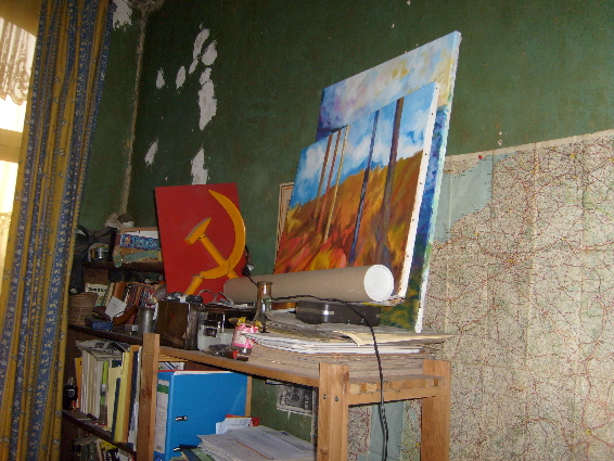 Mon bureau dans la maison de la rue de Visé