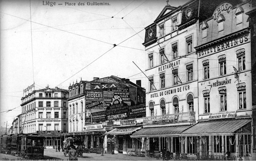 Liege place des guillemins 1910
