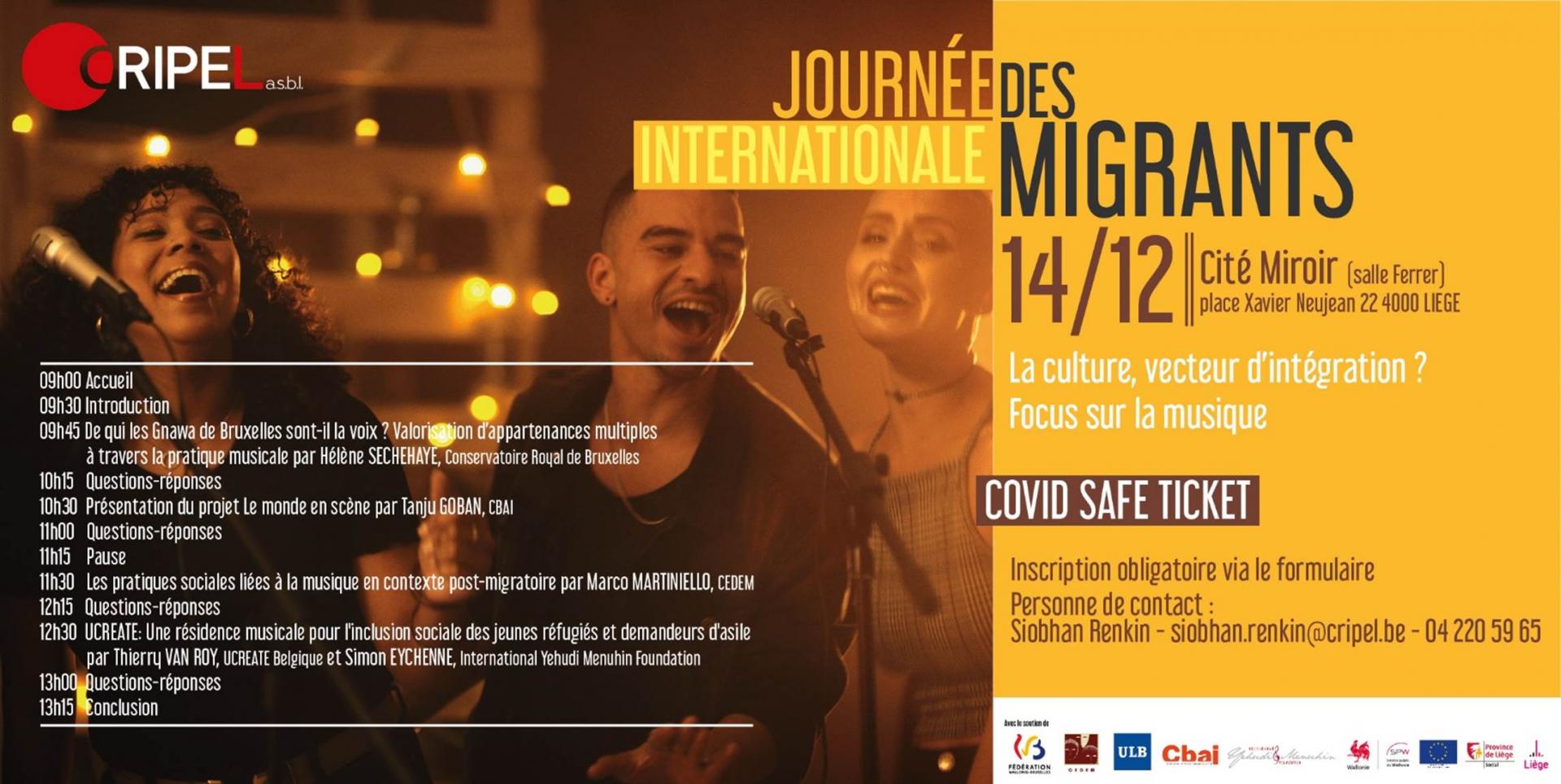 14 dec 2021 journée internationale des migrants