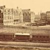 1880 vue de la gare du palais (des Princes Evêques)