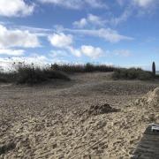 Westende dune et ciel