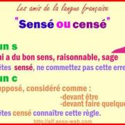 Censé ou sensé