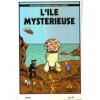 Tintin une aventure improbable de zinzin et pignouf l ile mysterieuse carte postale pastiche sternic cartes postales 859069653 ml